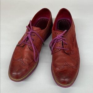 Cole Haan Red and Purple Flats & Loafers vibram soles